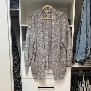 a new day Women's Marled Gray Cardigan